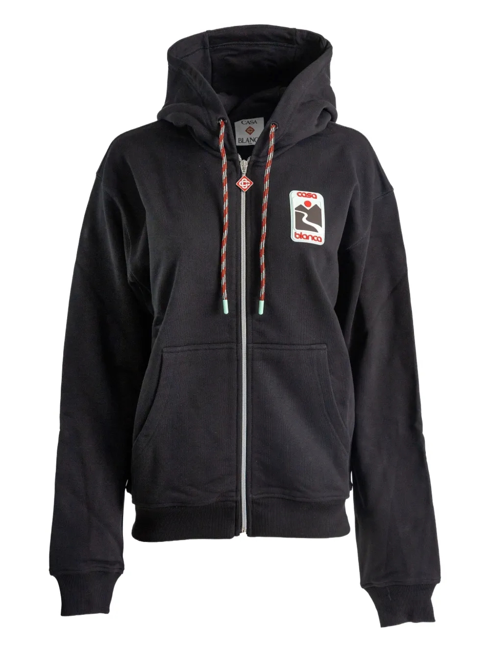 Casablanca zip-up hoodie front